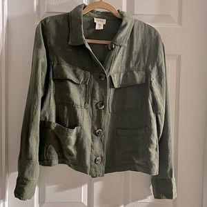 Nicole Miller New York Linen Jacket Women’s size M